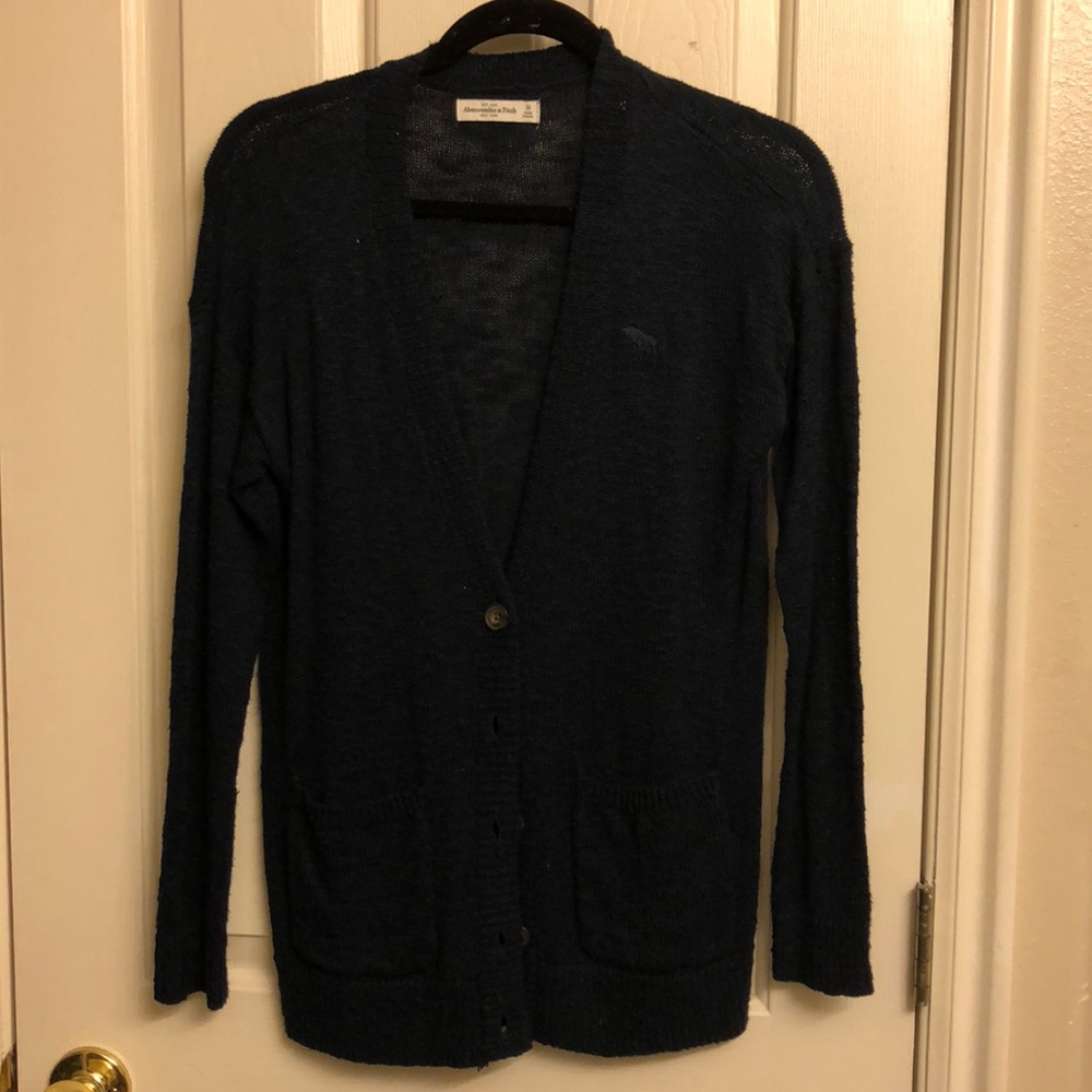 Navy cardigan